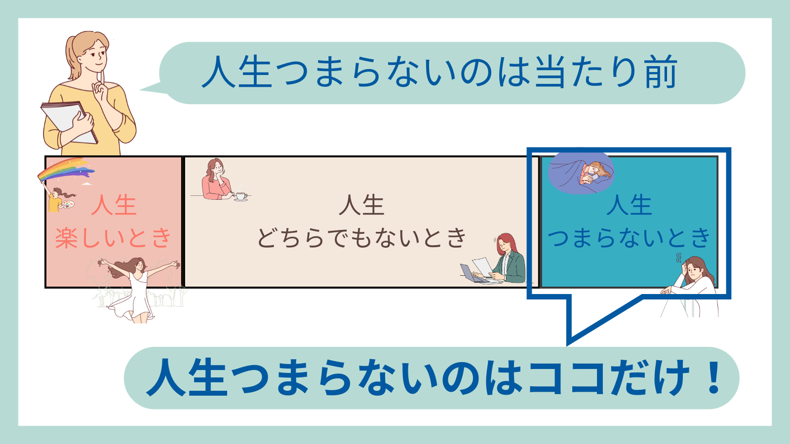 人生 つまらない