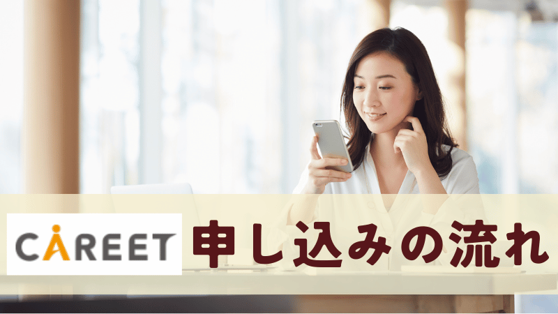 キャリートの無料相談申し込みの流れ